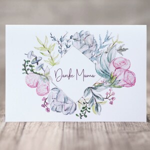 Gracias mamá, Día de la Madre | Conjunto de PDF imprimible | 4 cartas