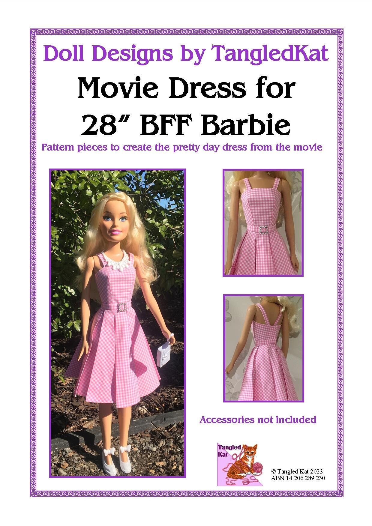 Buy 28 Inch Barbie Dress Online In India Etsy India