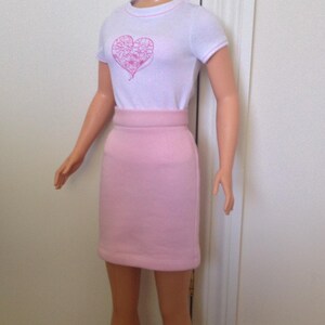 Patrón de camiseta para muñeca de moda de 36" a 38" imagen 2