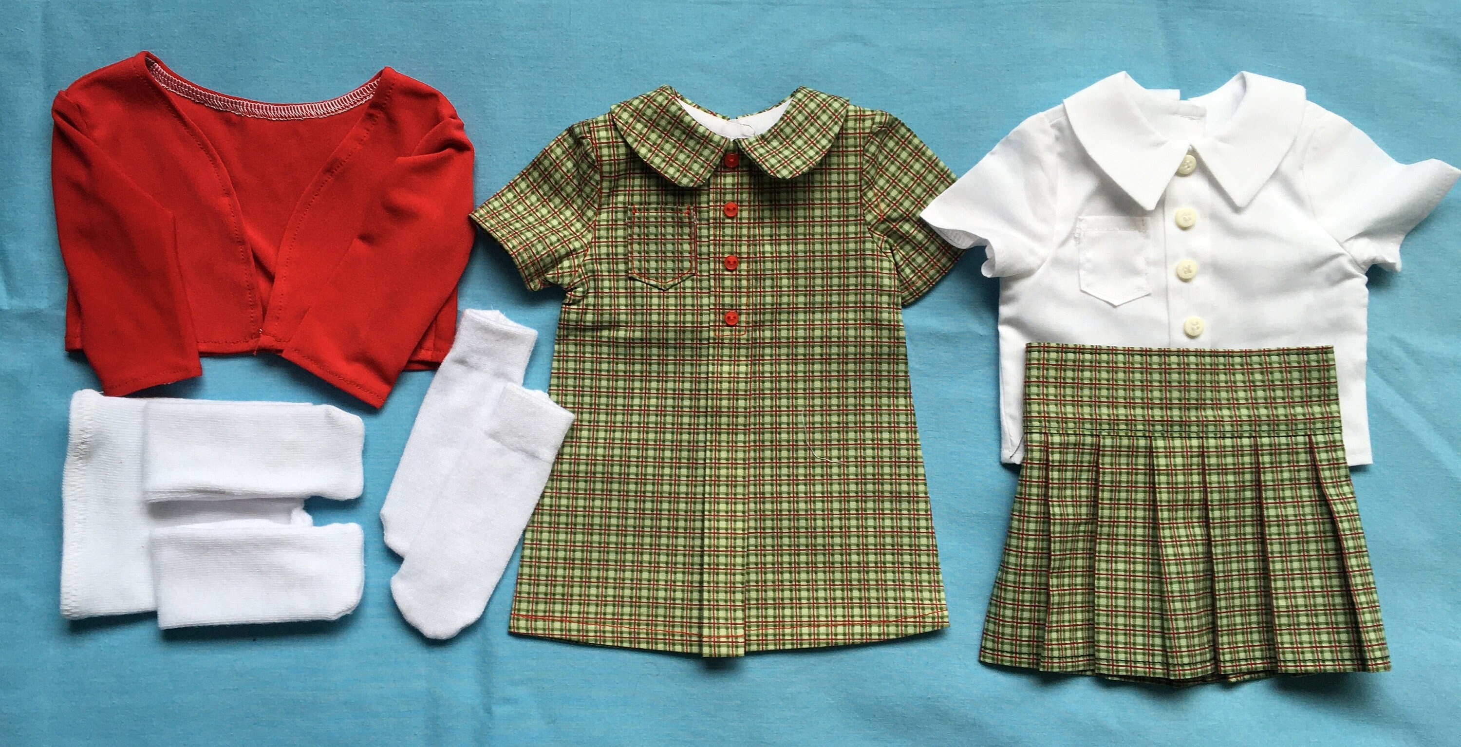 School Uniform Pattern to Fit 18in Softbodied Dolls Like Etsy