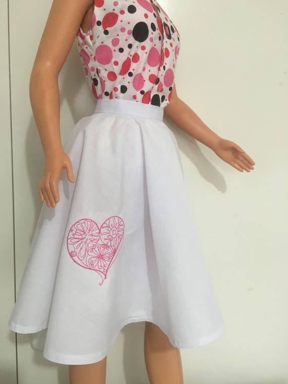 Skirts Pattern for 36 to 38 Fashion Doll Etsy