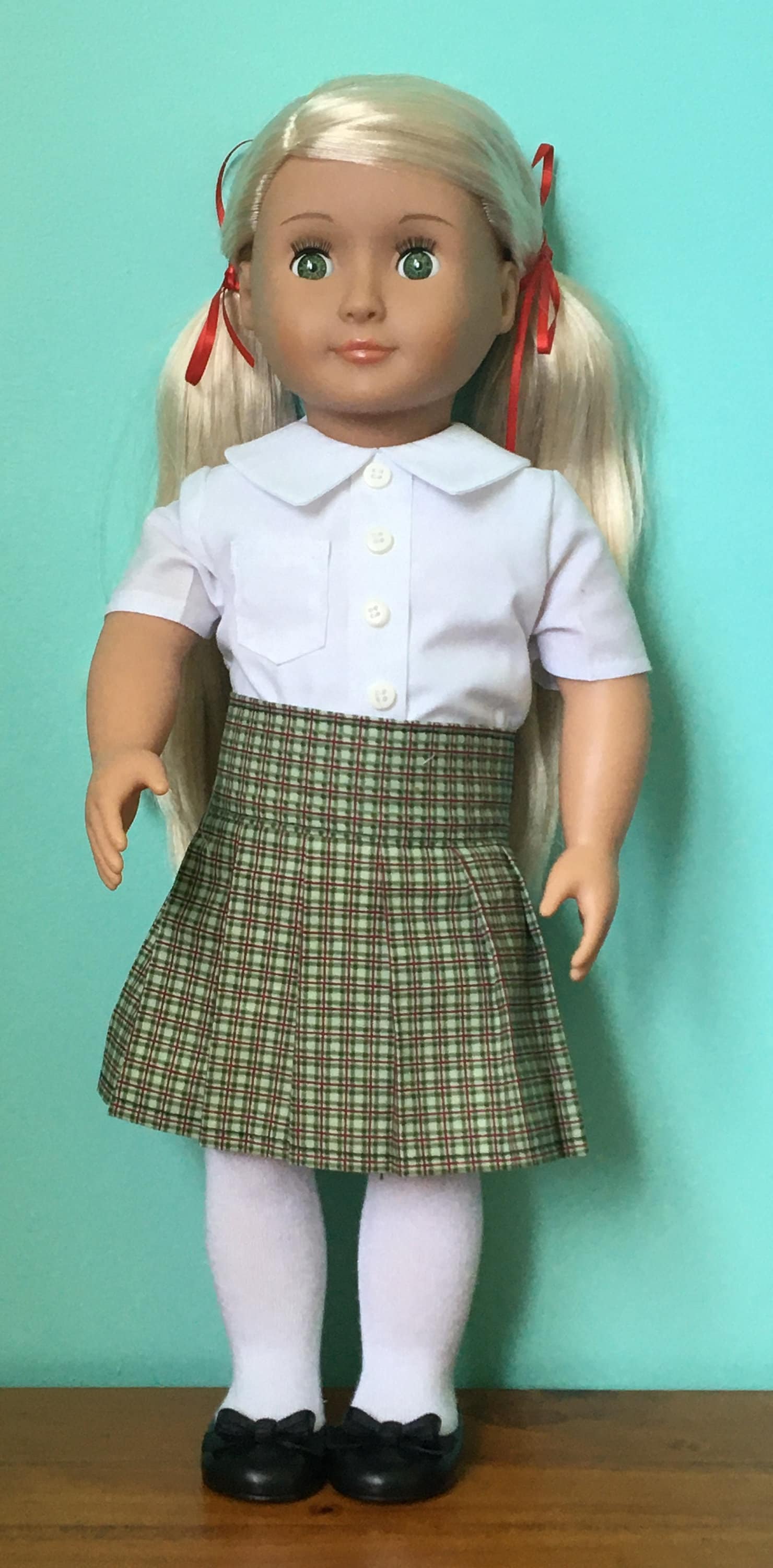 School Uniform Pattern to Fit 18in Softbodied Dolls Like Etsy
