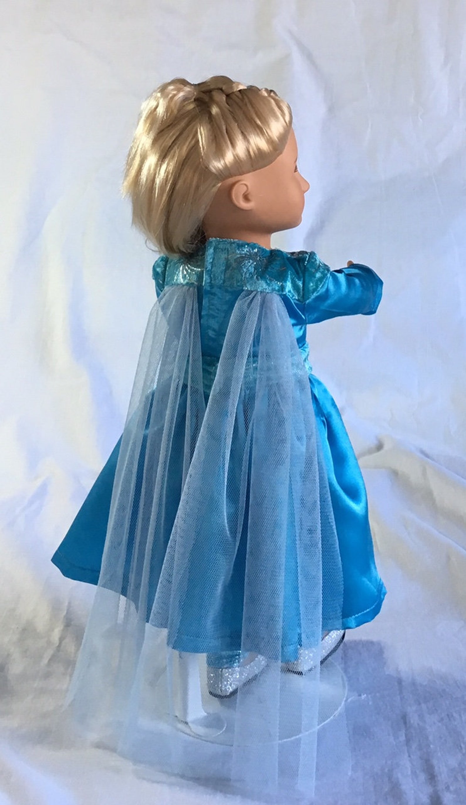Snow Queen Costume Pattern to fit 18in softbodied dolls like Etsy