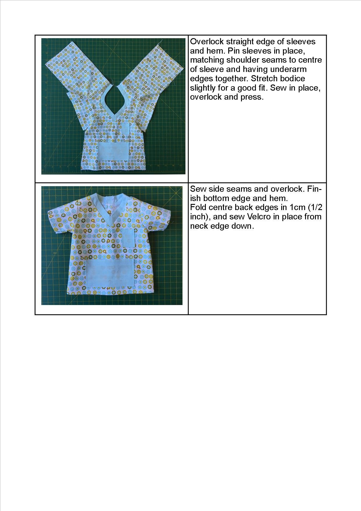 Medical Scrubs Patterns for 28in Fashion Doll - Etsy
