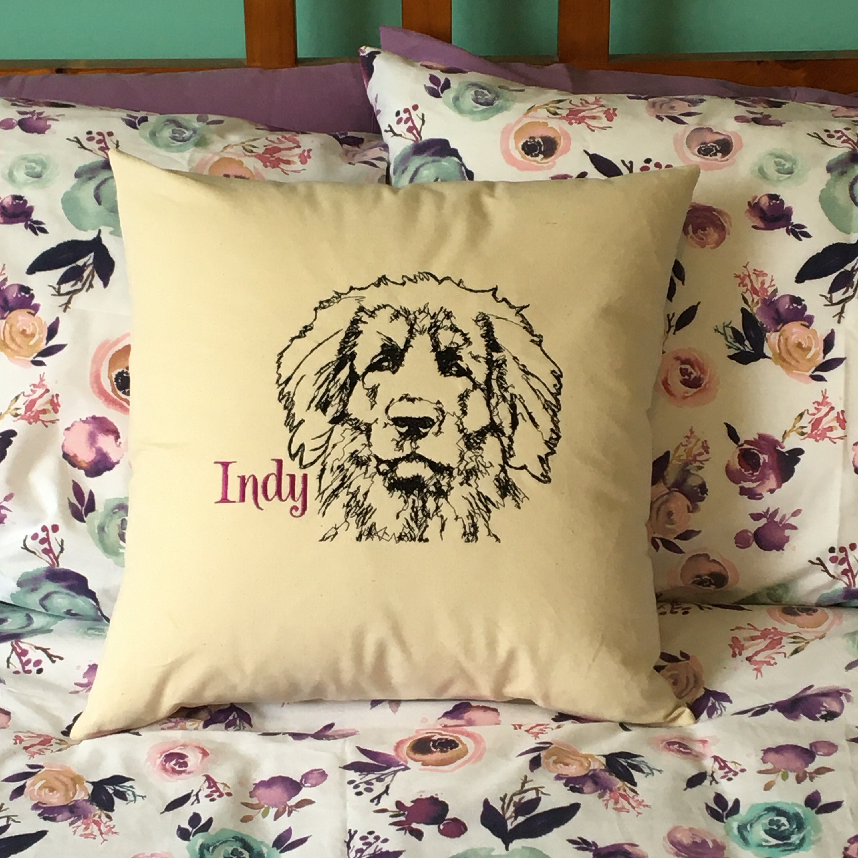 Custom Made Embroidered and Personalized Cushion Covers with Etsy