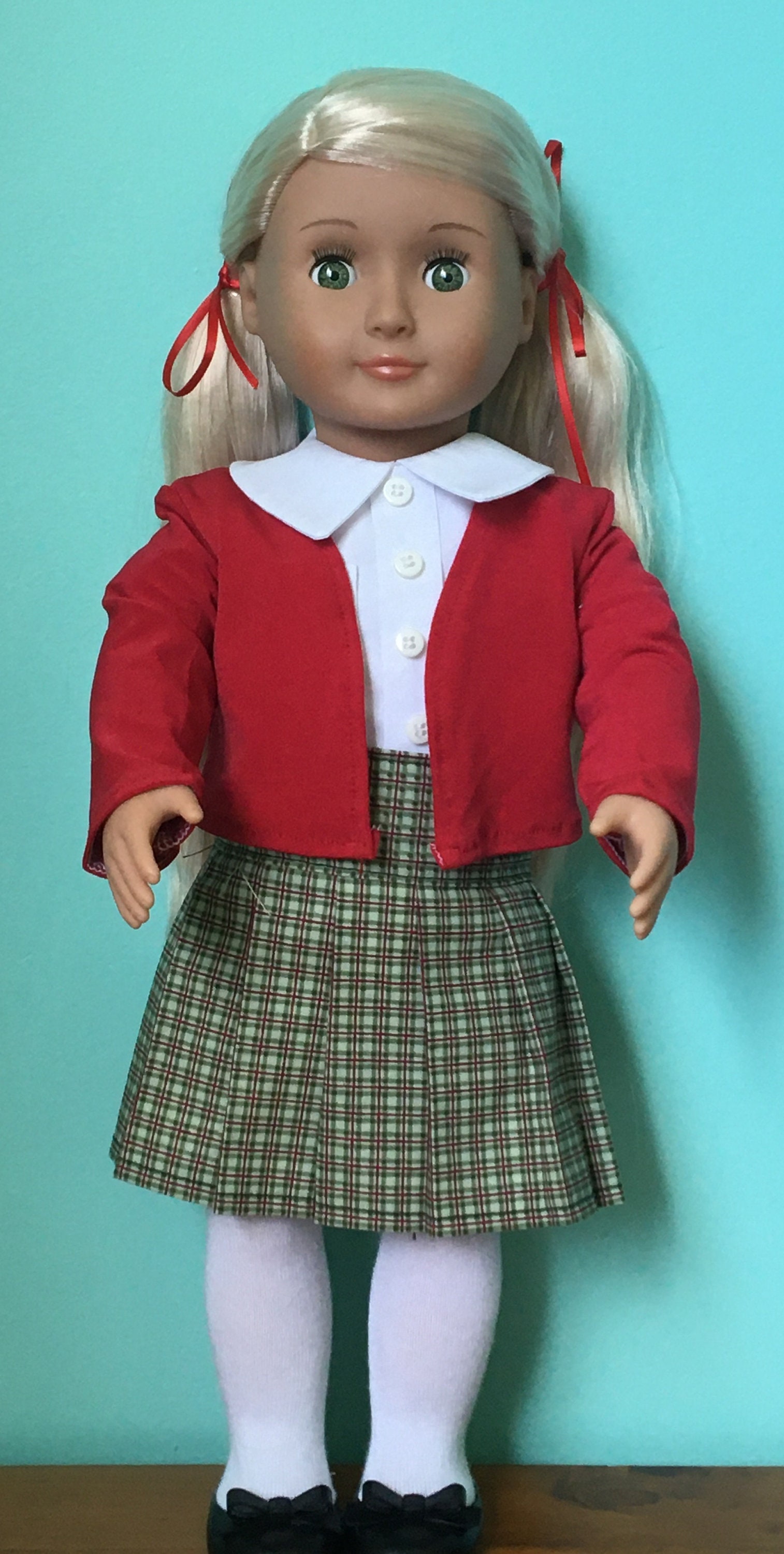 School Uniform Pattern to Fit 18in Softbodied Dolls Like Etsy