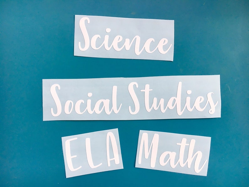 Custom Notebook Label Decal Spiral Notebook Labels Etsy