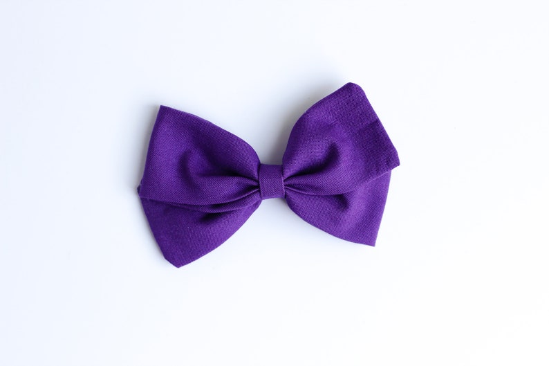 Girls Hair Clip Plum hair bow Newborn Headband Classic Hair Bow Fabric Hairbow Newborn Hairbows Baby Headband Plum bow
