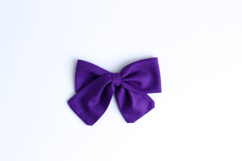 Girls Hair Clip Plum hair bow Newborn Headband Classic Hair Bow Fabric Hairbow Newborn Hairbows Baby Headband Plum bow