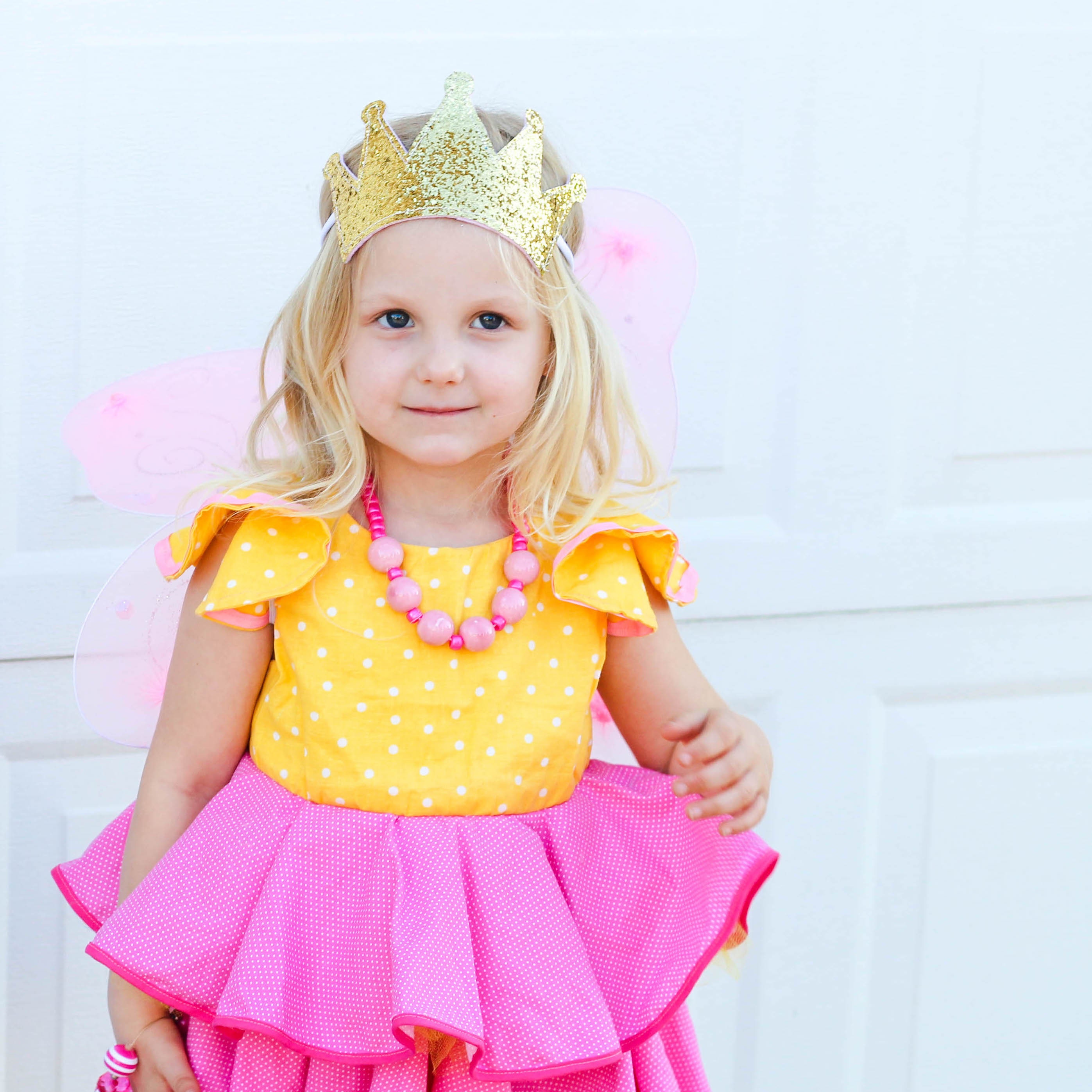 Glitter Princess Crown Dress up Crown Princess Birthday Etsy