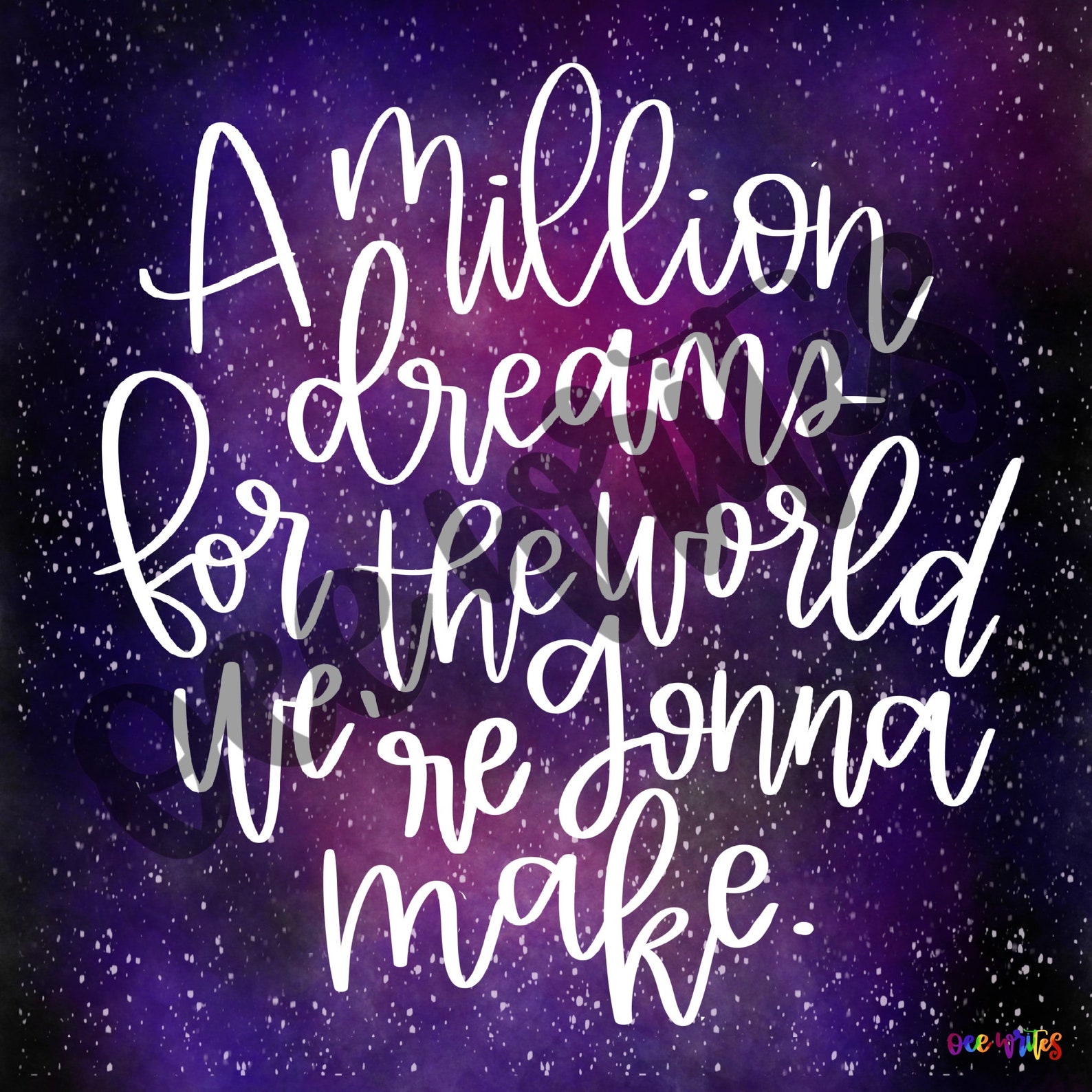 Greatest Showman Quote Pack Hand Lettered Printable Wall - Etsy