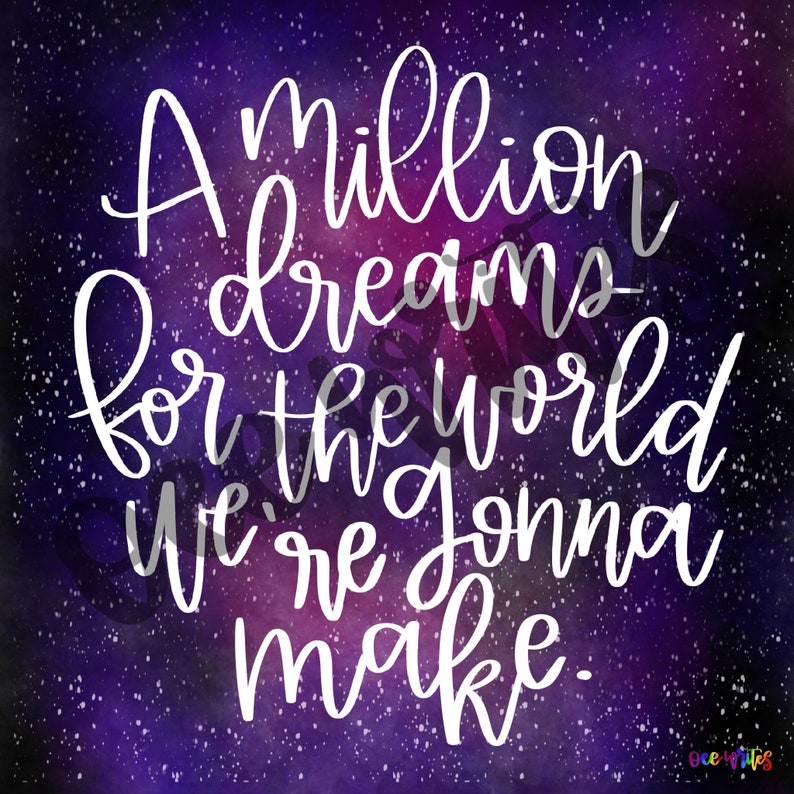 Greatest Showman Quote Pack Hand Lettered Printable Wall - Etsy