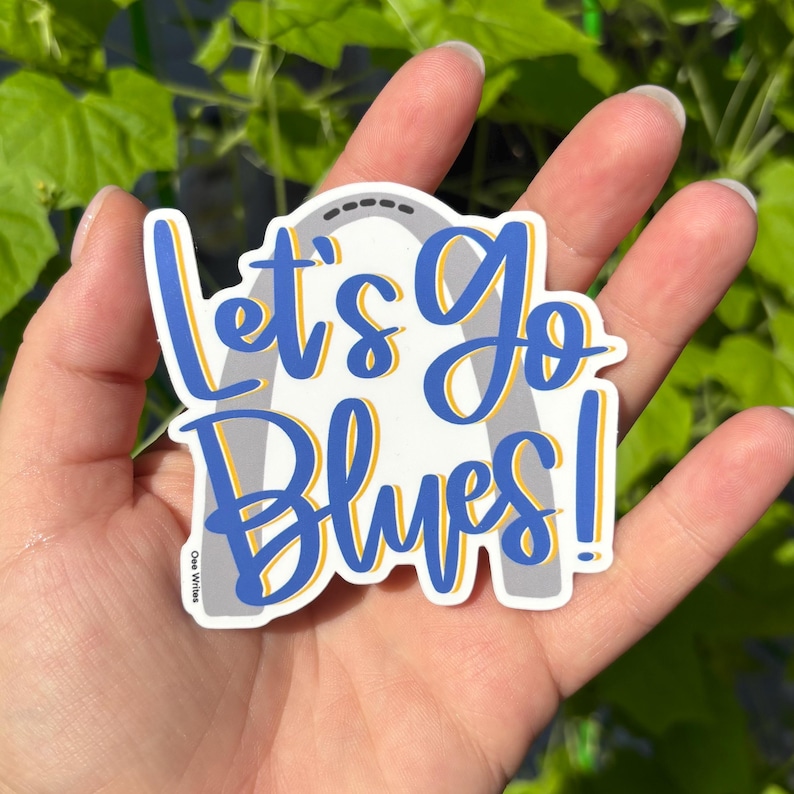 St. Louis Blues Wasserdichter Vinyl-Aufkleber Bild 1