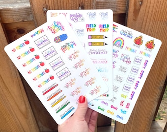 Teacher Planner Stickers! - Teacher Appreciation Gift