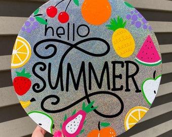 Hello Summer - Decorative Sign