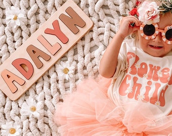 Wooden Name Puzzle, Easter Gift, Easter Basket Stuffer, Personalized Gift, Toddler Toys, New Baby Gift, Nursery Decor, Gift for Kids