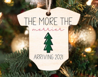 expecting mom christmas ornament