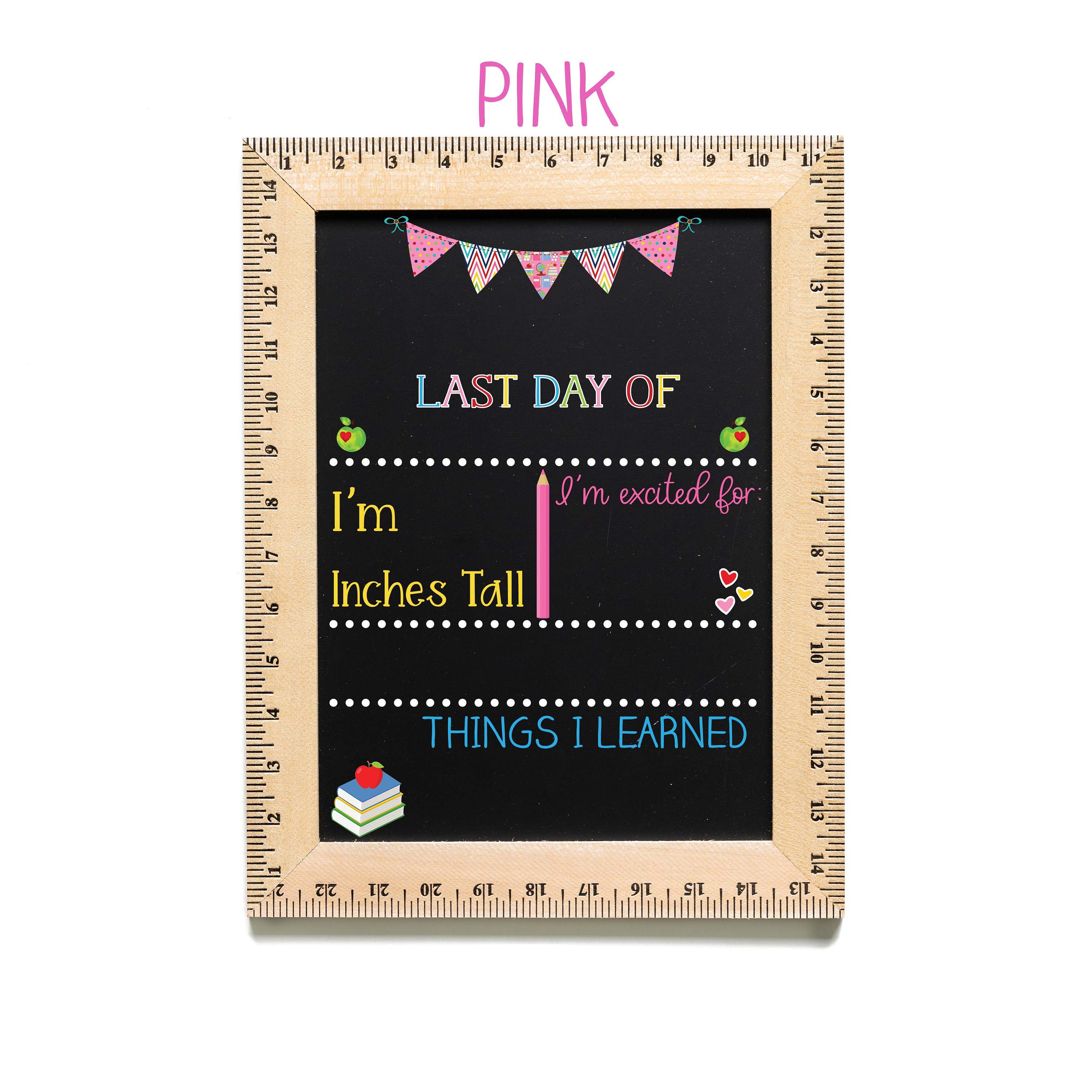 Last Day of School Chalkboard Reusable Last Day of School | Etsy