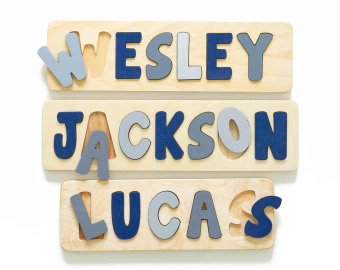 Wooden Name Puzzles