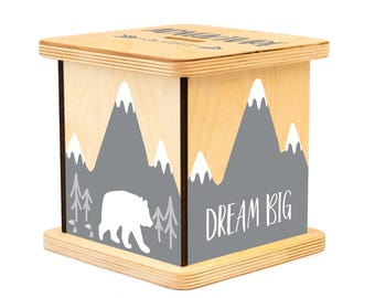 Personalized Piggy Bank, Easter Gifts, For Your Adventures, Kids Room Decor, Baby Shower Gift, Gift For Kids, Dream Big, Vacation Fund Bank