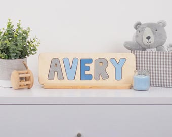 Personalized Wooden Name Puzzle - Fun Gift for Toddlers and Kids