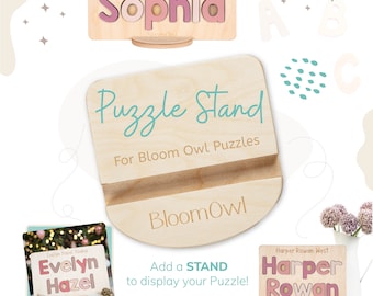 Puzzle Stand for BloomOwl Wooden Name Puzzles