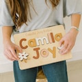 Personalized Upper and Lowercase Wooden Name Puzzle