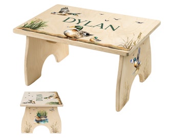 Custom Loon Step Stool