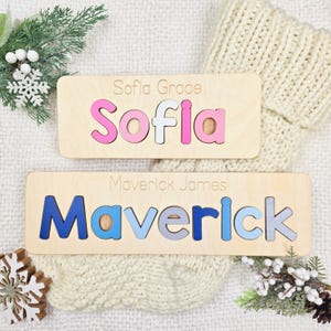 Personalized Wooden Name Puzzle | New Style | Exclusively on Etsy