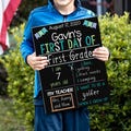 First Day of School Sign, First Day of Kindergarten Sign, 1st Day of Preschool, Back to School Chalkboard, Reusable School Sign, Last Day