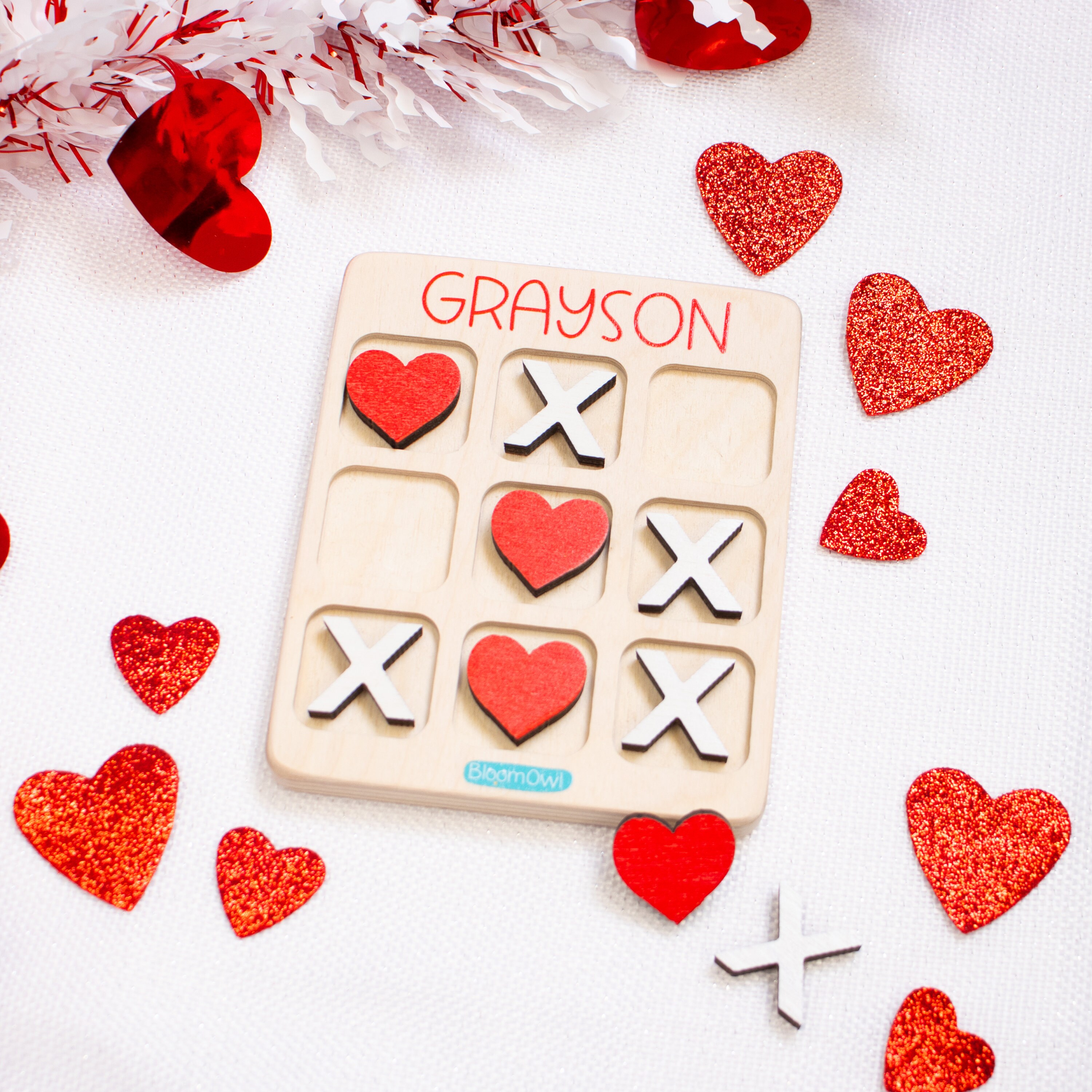 Tic Tac Toe Valentine, Valentines Day Gift for Kids, Valentines