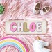 Wooden Name Puzzle, Gift for Girl, Baby's First,  Wood Toys, Toddler Gifts, Nursery Decor, Birthday Gift for Girl, Gift for Kids 