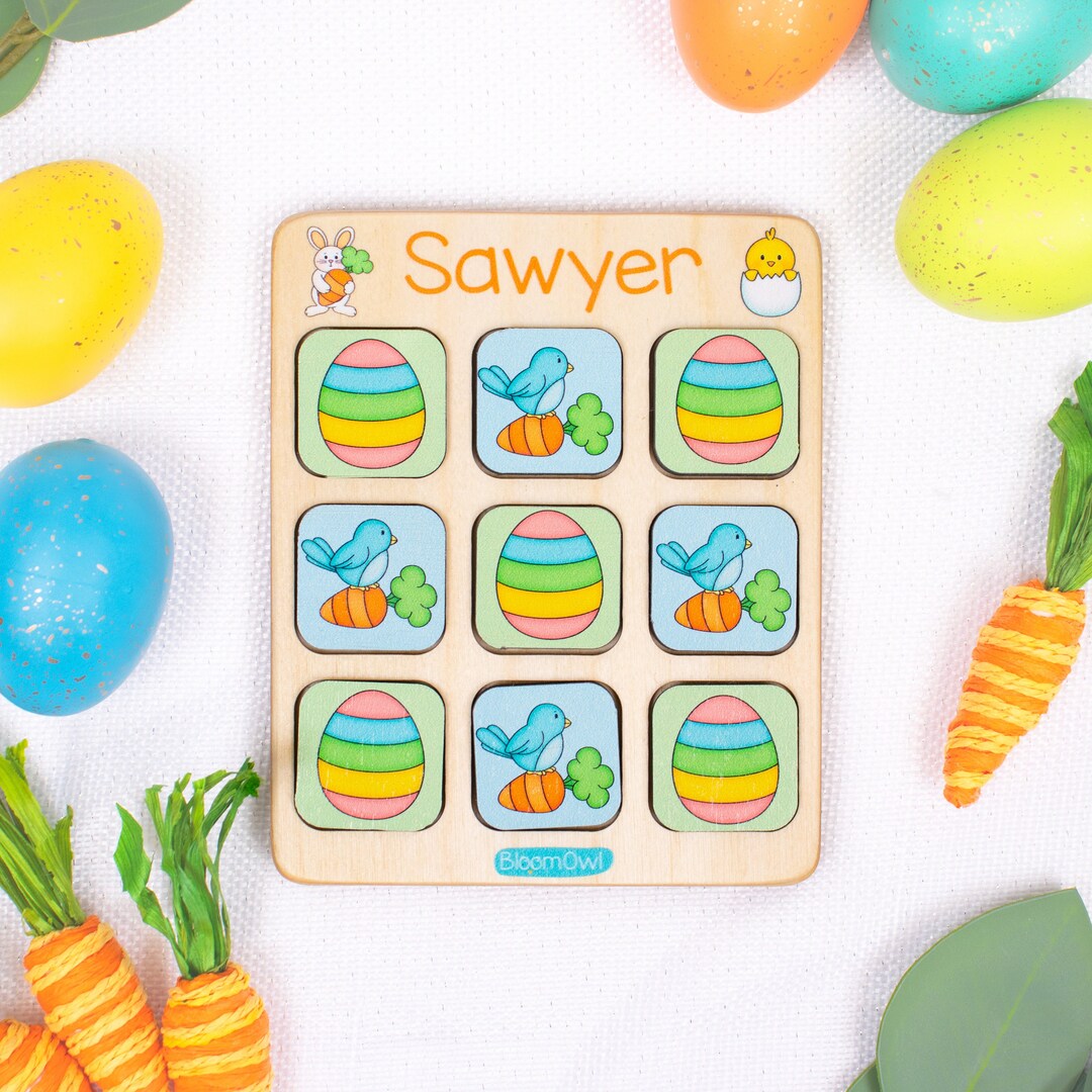 thumbnail image 2 of Easter Tic Tac Toe Extra Thick Easter Toys Gifts Bangladesh 2 of 13