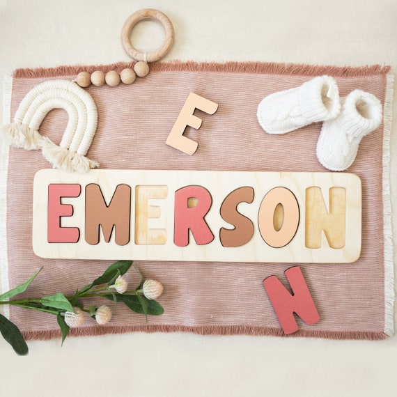 personalized name puzzle for baby