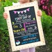 First Day of School Sign, First Day of Kindergarten, 1st Day of Preschool, Back to School Board, Reusable School Sign, Chalkboard