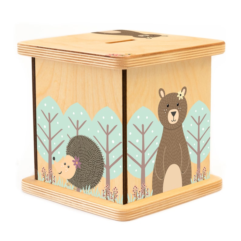 Woodland Piggy Bank Nursery Decor for Girl Woodland Animal Etsy