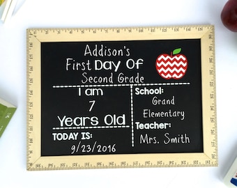 Last Day of School Sign, Last Day of School Chalkboard, Reusable First Day of School Sign, Last Day Chalkboard, First Day of School Sign