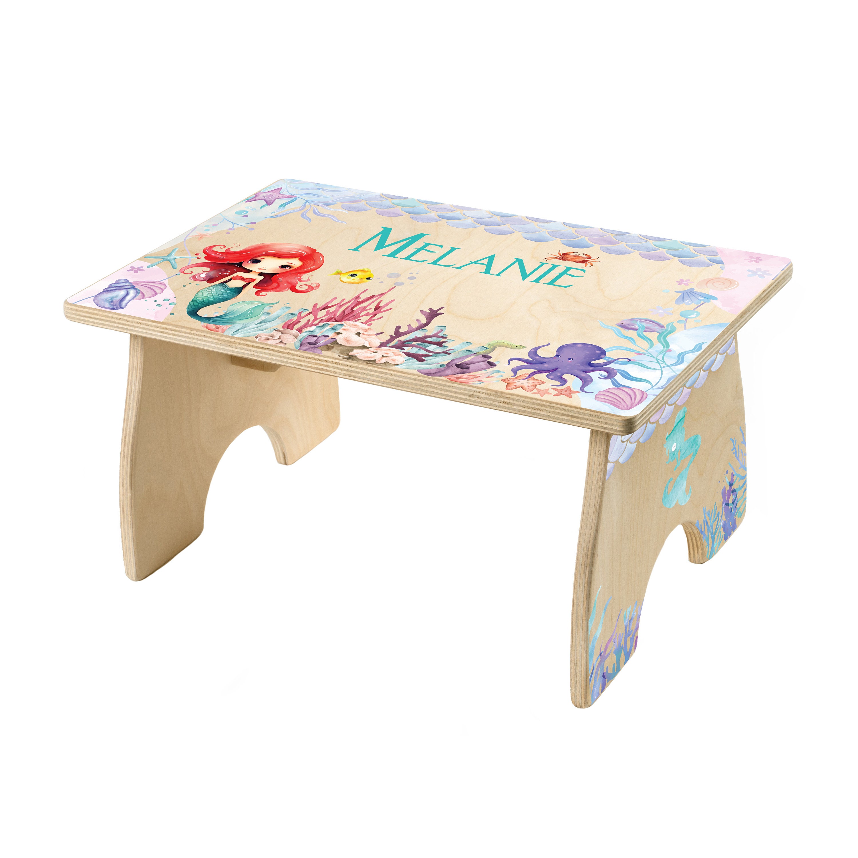 Mermaid step stool discount