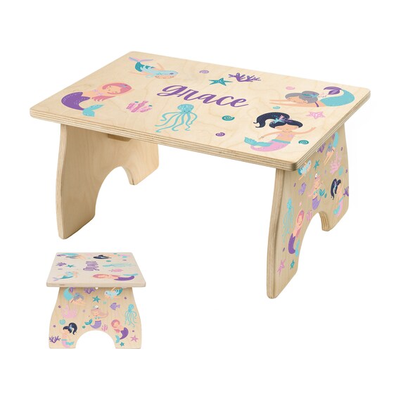 Mermaid step stool discount