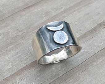 Horned God ring | Witch Jewelry | Pagan Jewelry | Herne the Hunter | Cernunnos | Wiccan Jewelry | Witchcraft | Gift for Witch