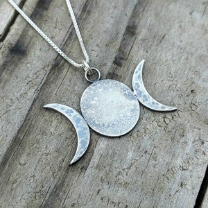 Crescent Moon Necklace Moon Star Necklace Moon Phases Star