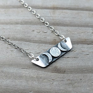 Triple Moon Goddess Necklace | Wiccan Pagan Goddess Jewelry | Triple Goddess Necklace | Witch Jewelry | Witch Necklace | Gift for Witch