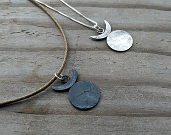 Light & Dark Horned God Pendant | Witch Jewelry | Pagan Jewelry | Herne the Hunter | Cernunnos | Wiccan Jewelry | Gift for Witch
