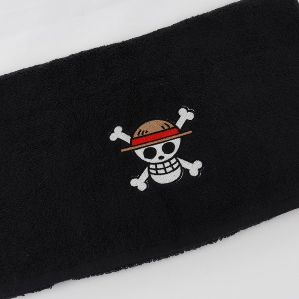 Bones and skulls / Pirate Anime embroidered towels