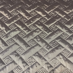Quilted Fabric With Metallic Sheen Finish
