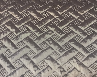 Quilted Fabric With Metallic Sheen Finish