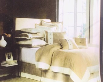 Linen Box Toss Pillow Bella Rose Collection Sold at Neiman Marcus and Horchow