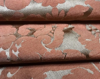 Mid Century Damask Upholstery Fabric: Retro Home Decor, 54" Wide