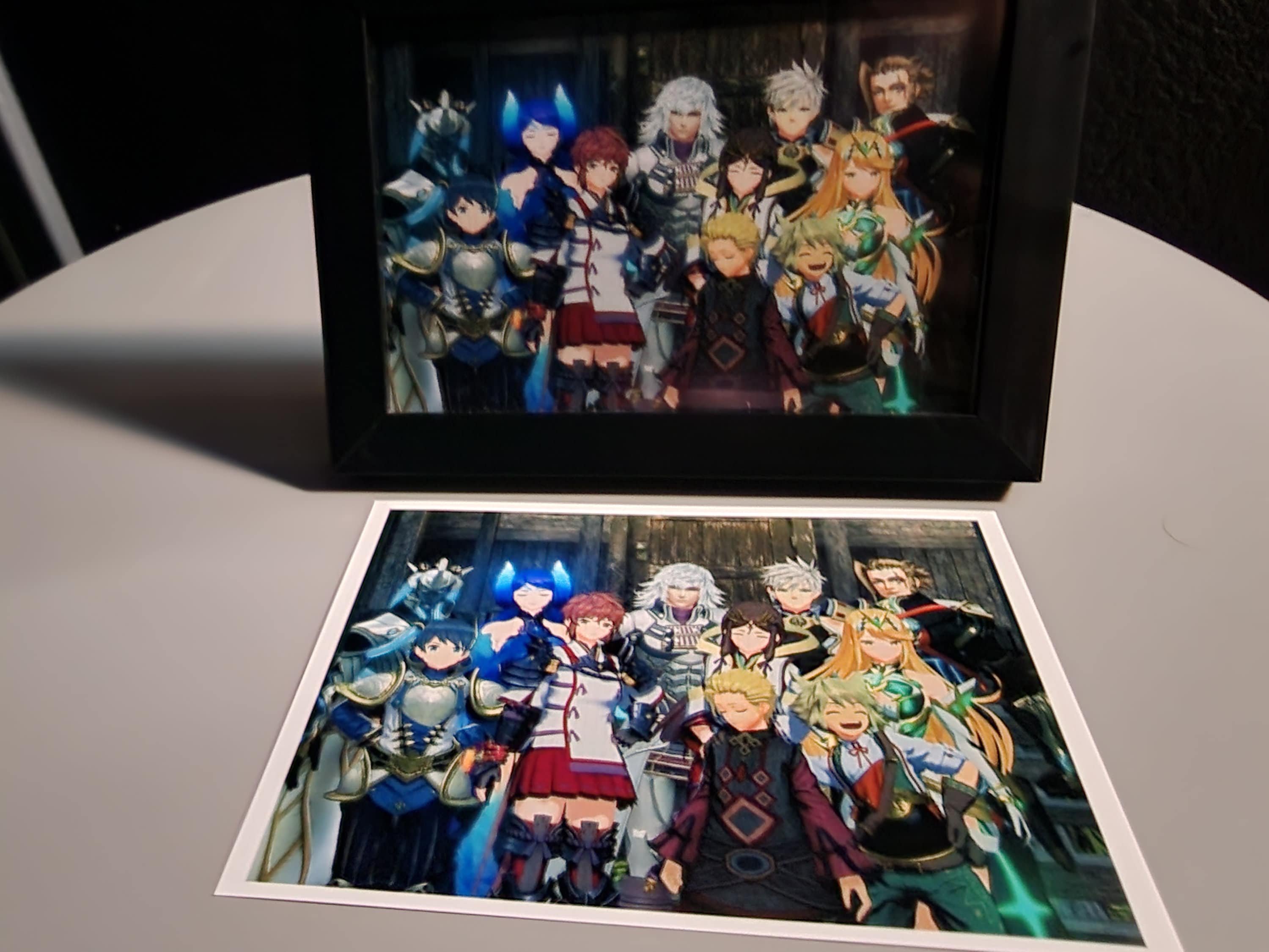 Iconic Xenoblade 2 Jin's Photo Replica Featuring Lora Haze Mythra Addam and  the Gang From Torna. - Etsy