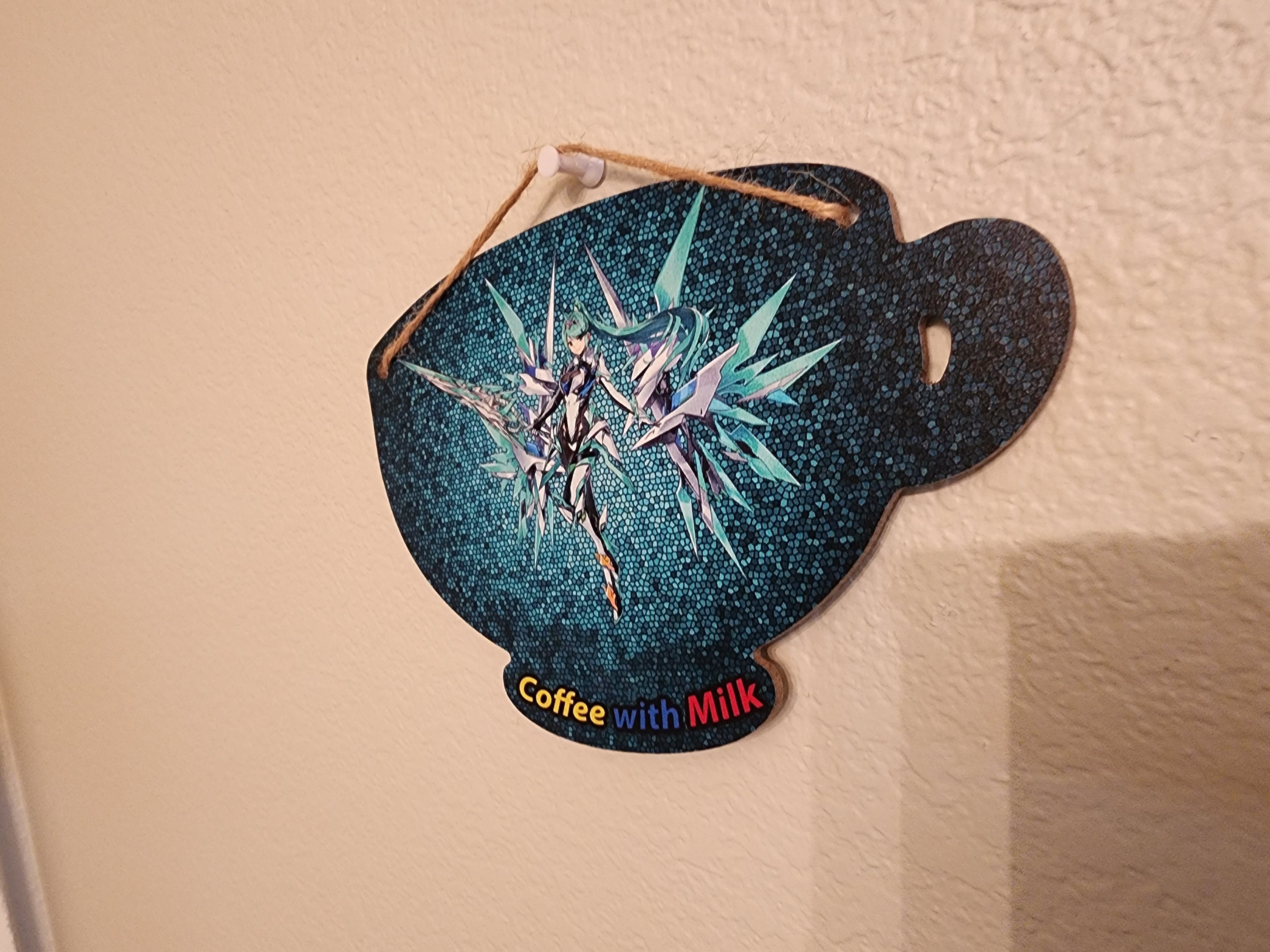 Xenoblade Chronicles 2 Pneuma Coffee With Milk Wall Art. Custom Made
